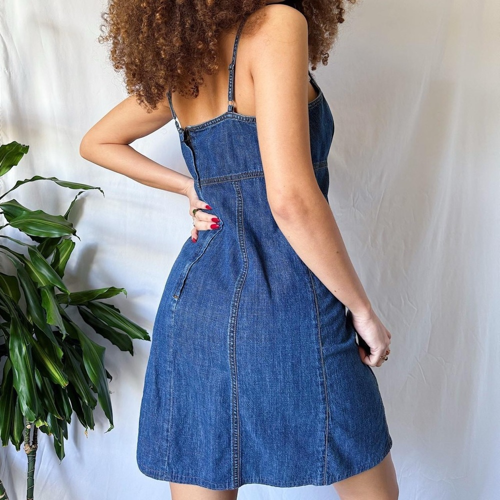 Ann Taylor Denim Vintage Mini Dress 🦋 - Picture 5 of 7